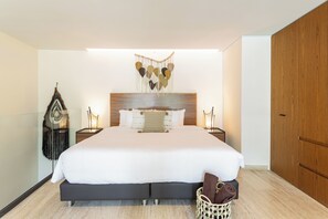 1 bedroom, iron/ironing board, Internet, bed sheets - Boho-Lux Loft in Mistiq Temple II. Rooftop Pool. 10 min from the beach. (Tulum)