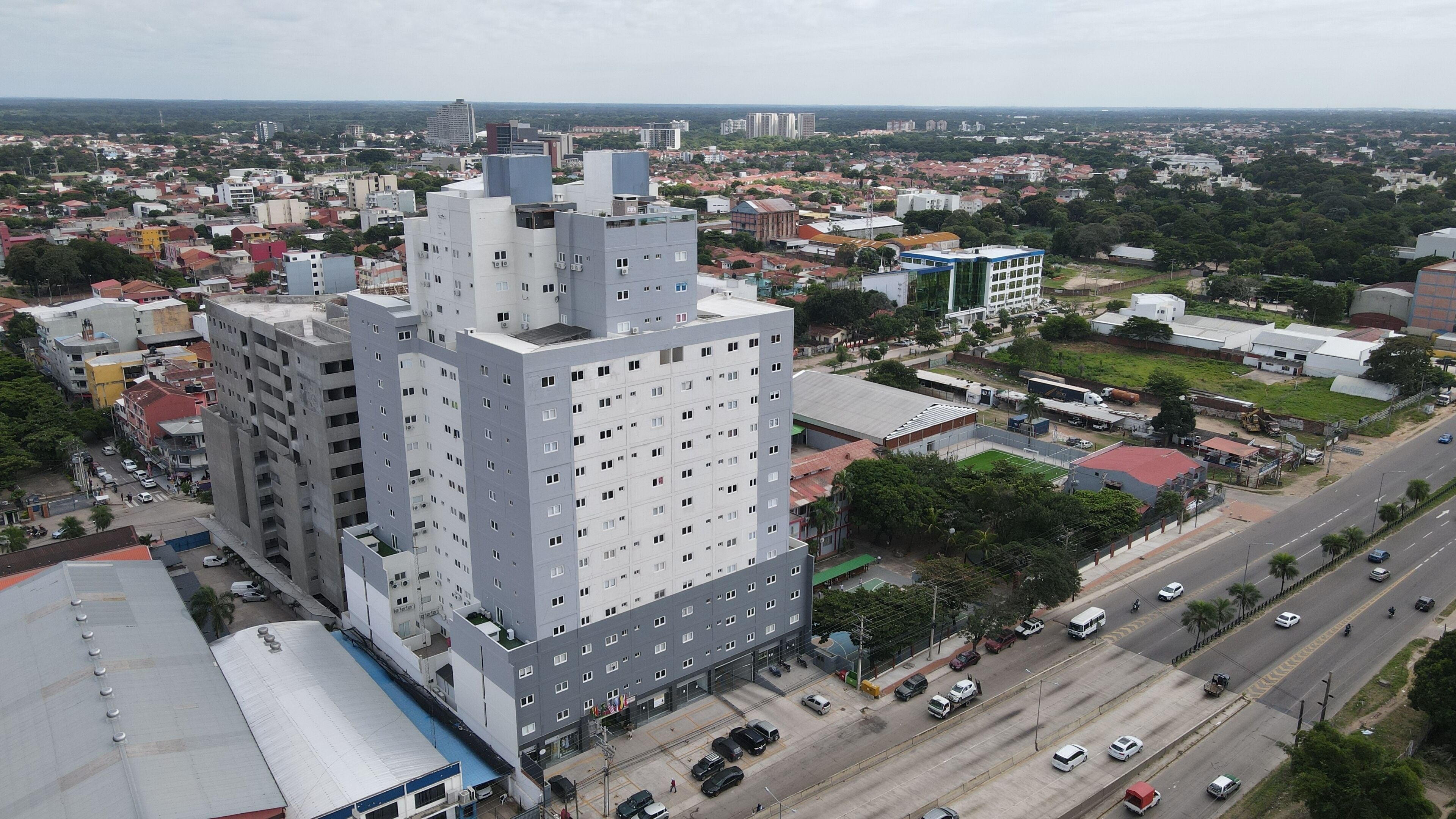 Fachada de la propiedad