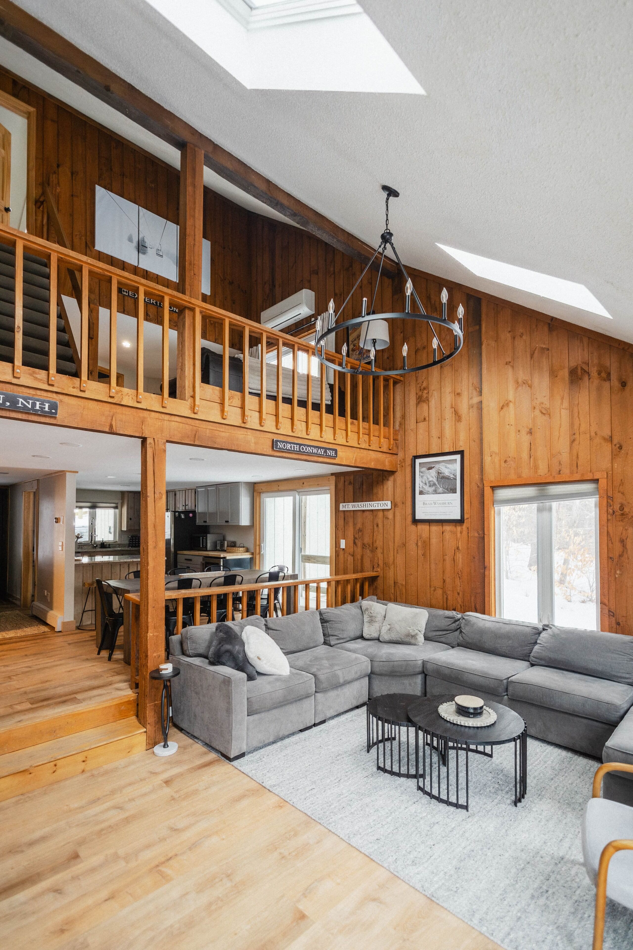 Smart TV, fireplace, video games, books