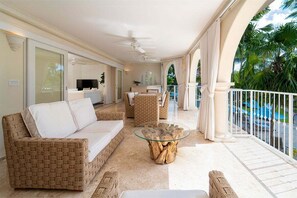 Terrace/patio - Chic Modern Condo - Saint Peter's Bay 211 (2 bed) (Battaleys)