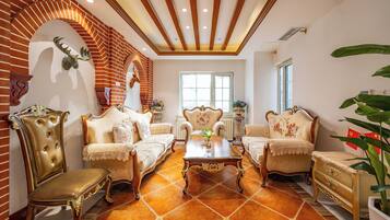 Sala de estar en el lobby