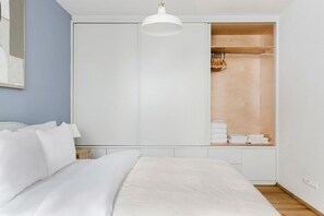 3 多间卧室、熨斗/熨衣板、WiFi、床单