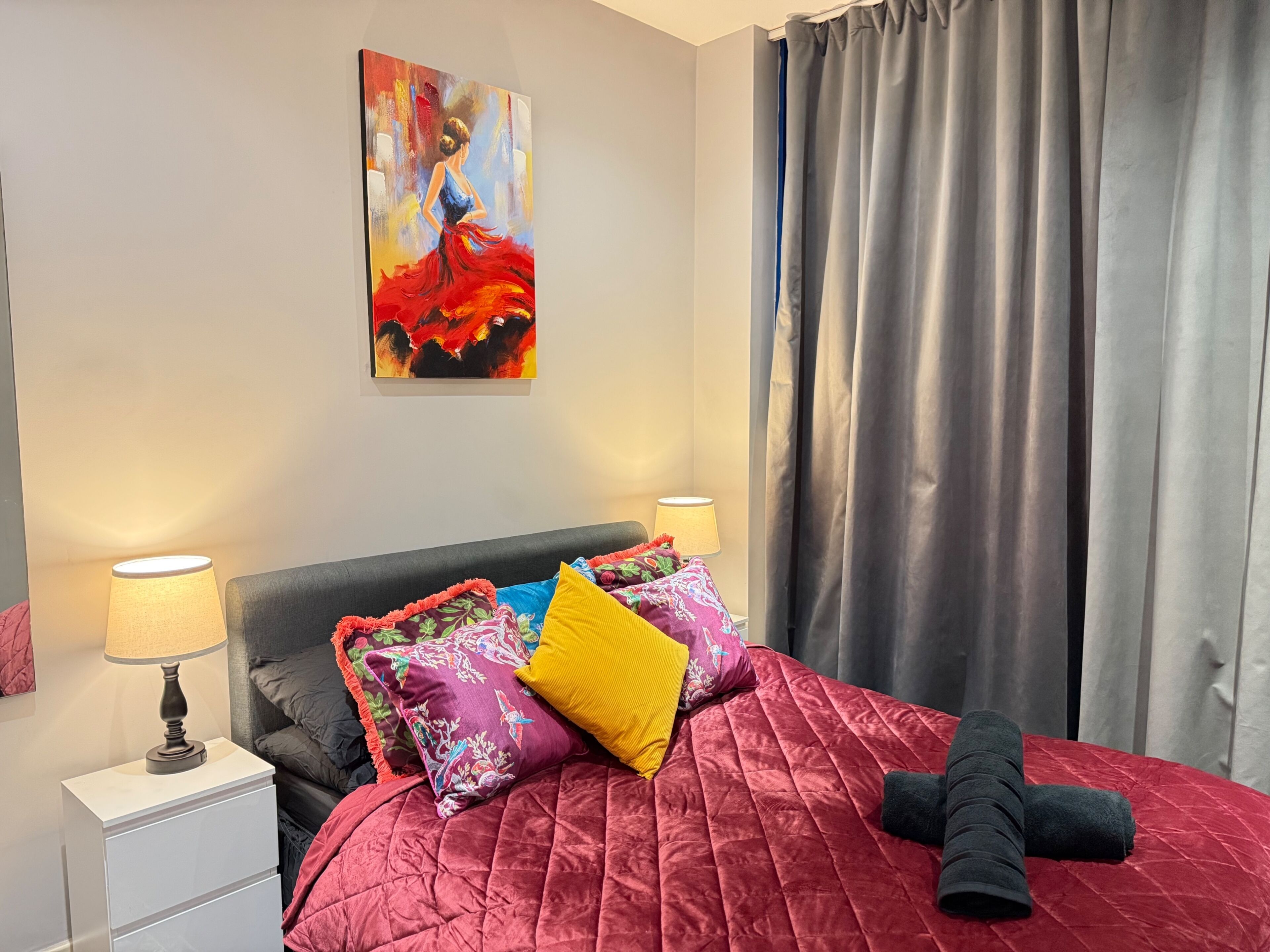 1 sovrum, strykjärn/strykbräda, gratis wi-fi och sängkläder