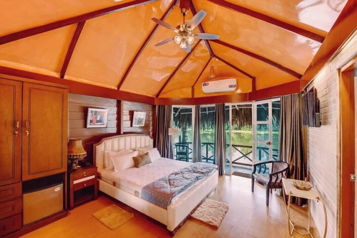 Habitación doble Deluxe, balcón, vista al jardín | Wifi gratis