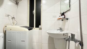 Hair dryer, toilet paper