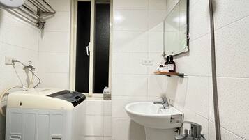 Hair dryer, toilet paper