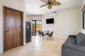 Family Apartment, Multiple Beds, Pool View (A10) | Living area | 32-inch Smart TV with digital channels - Casa Wayra Tulum - Boutique Condos (Tulum)