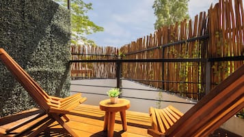 Superior Studio, 1 King Bed (A8) | Terrace/patio