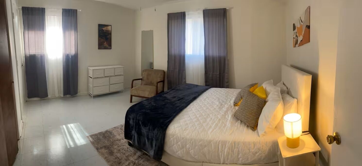 3 habitaciones, escritorio, tabla de planchar con plancha y wifi gratis 