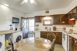 Fridge, microwave, stovetop, dishwasher - 5 Mi to the Jumonville Cross: Home w/ Fenced Yard (Uniontown)
