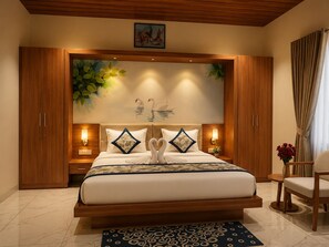 Deluxe Room | Desk, WiFi (free) - Jangal Resort - Sikar Road Jaipur (Jalsu)