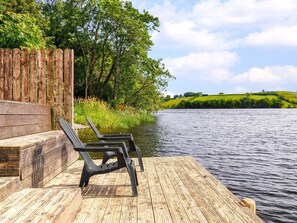 Terrace/patio - Large luxury lakeside home to sleep 10 people (Shercock)
