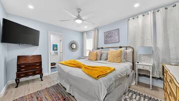 2 chambres, fer et planche à repasser, Wi-Fi, draps fournis