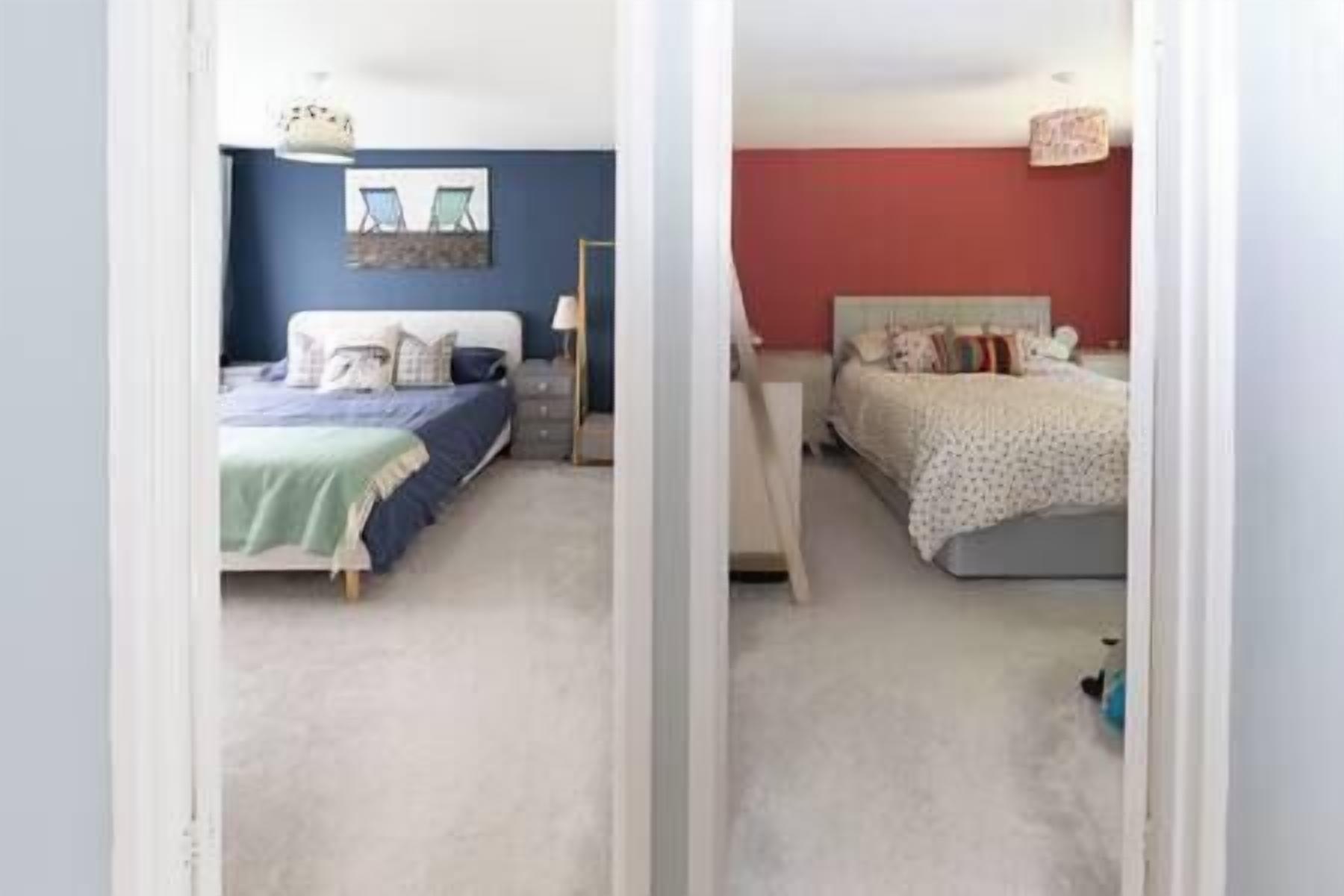 2 slaapkamers, een strijkplank/strijkijzer, gratis wifi, beddengoed