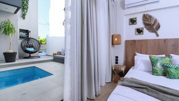 Superior Villa, 2 Bedrooms, Shared pool | Egyptian cotton sheets, premium bedding, pillowtop beds