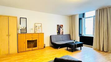 Eenvoudig appartement | Uitzicht vanuit de kamer