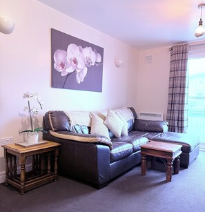 Apartment, 1 Bedroom, Balcony | Living room - Bijoux Studio Apartment - Exeter - Sleeps 2 (Exeter)