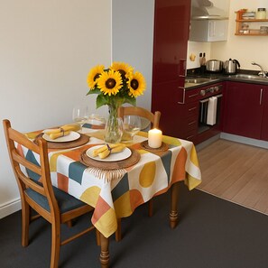 Apartment, 1 Bedroom, Balcony | Dining room - Newly Decorated Studio Apartment -city Centre- Sleeps 2 (Exeter)