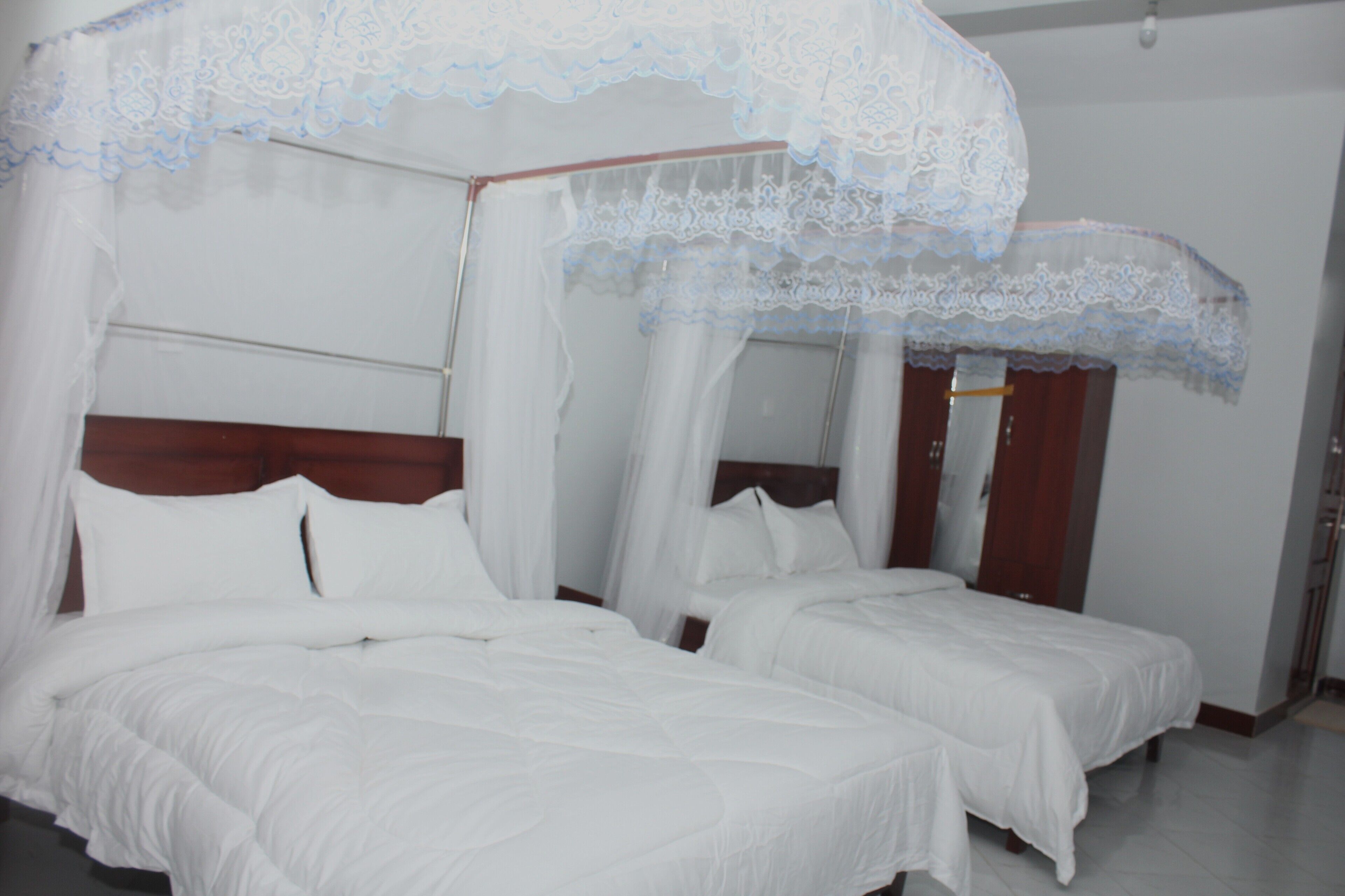 Habitación Confort con 1 cama matrimonial o 2 individuales, vista al jardín | Wifi gratis y ropa de cama 