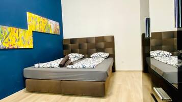 Basic-Apartment | Bügeleisen/Bügelbrett, kostenloses WLAN