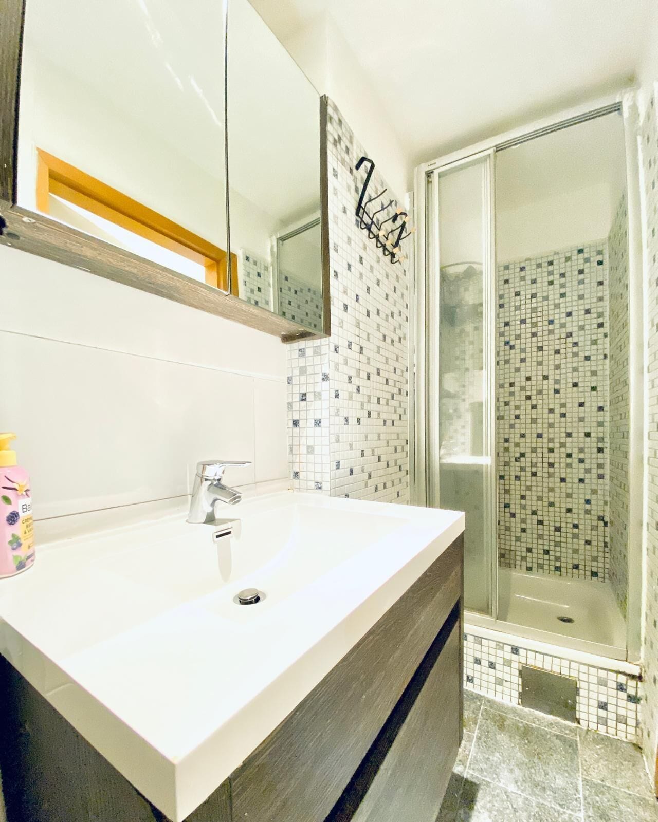 Basic-Apartment | Badezimmer | Dusche, kostenlose Toilettenartikel, Haartrockner, Handtücher