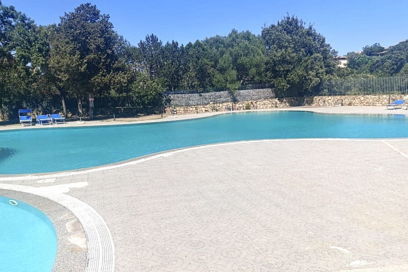 Una piscina riscaldata