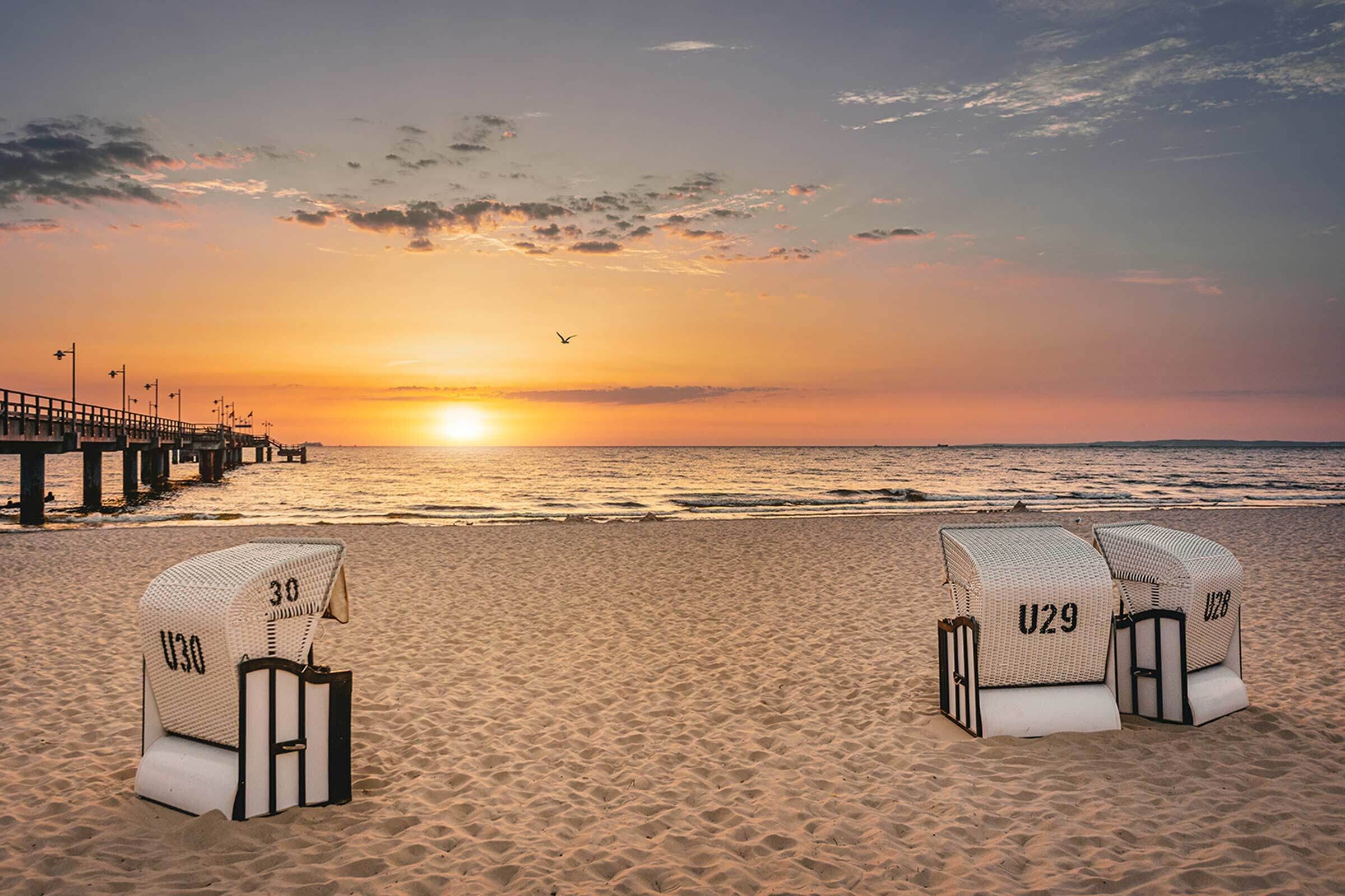 Una spiaggia nelle vicinanze