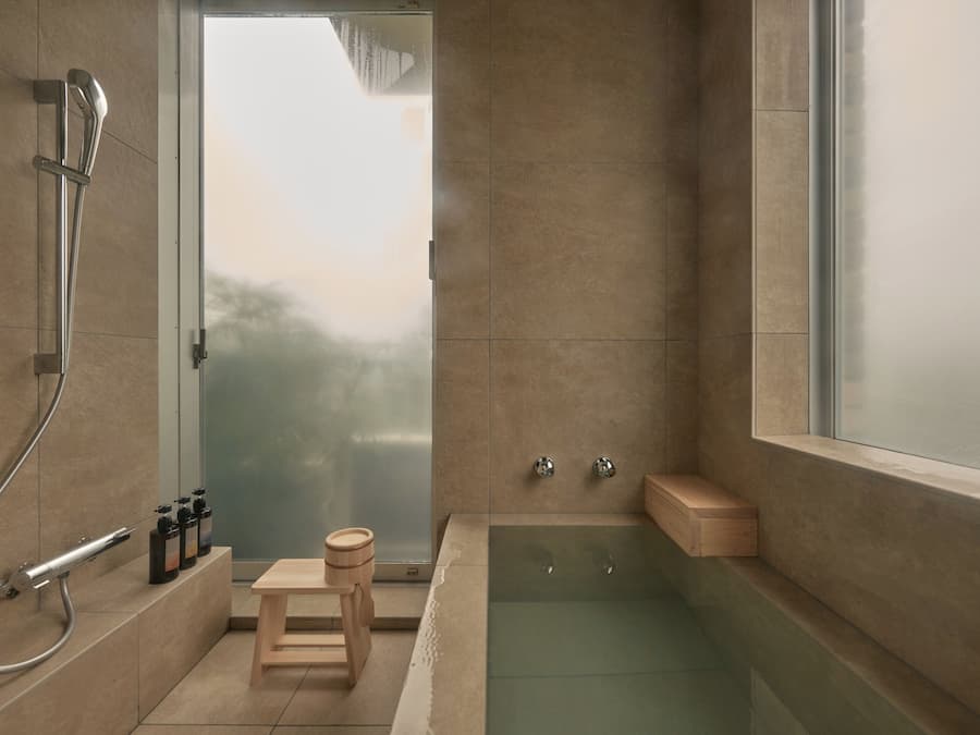 Free toiletries, hair dryer, slippers, towels