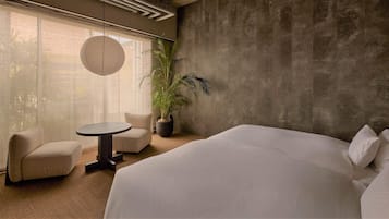 Deluxe Twin Room, Non Smoking, Private Bathroom | Living area