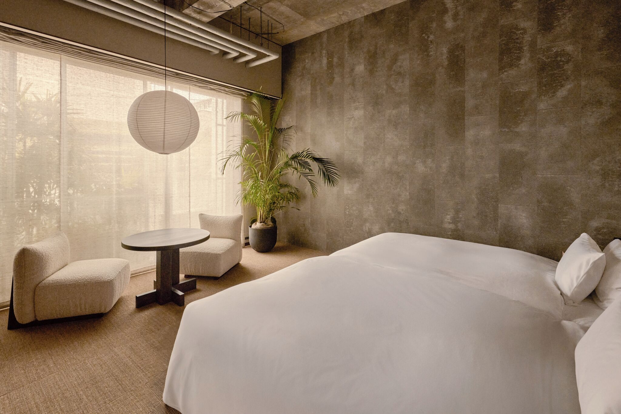Habitación Deluxe con 2 camas individuales, para no fumadores, baño privado | Área de sala de estar