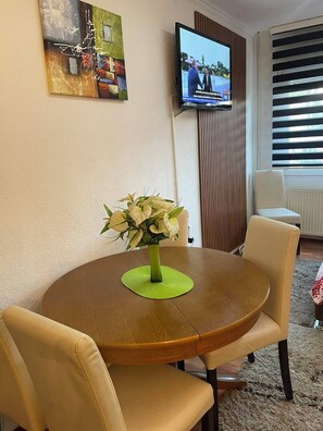 Opções para refeição no quarto