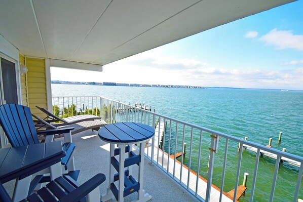 Terrace/patio - Thunder Island 13A-Baywater 39th St, Free WiFi, Pool, Elev, W/D, AC (Ocean City)