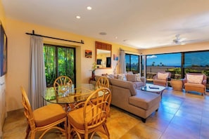 Smart TV, DVD player - Ground-Floor 2BR Retreat with Ocean Views & Easy Beach Access – Wailea Elua #307 (Wailea, Maui)