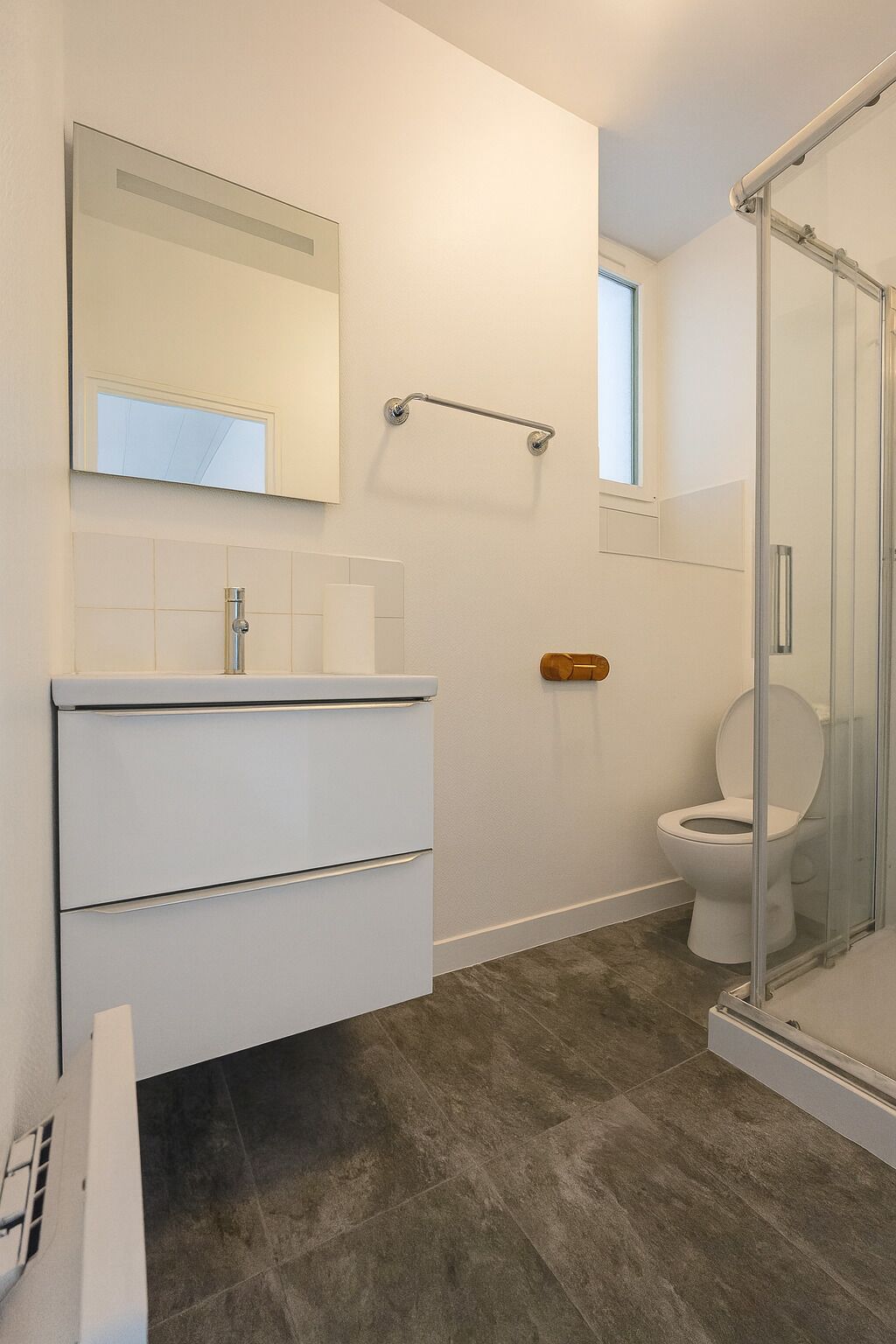 Ducha y papel higiénico