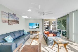 TV - Island Beach Club 220A: Updated, Pet-Friendly Gem - Steps to the Beach! (Sanibel)
