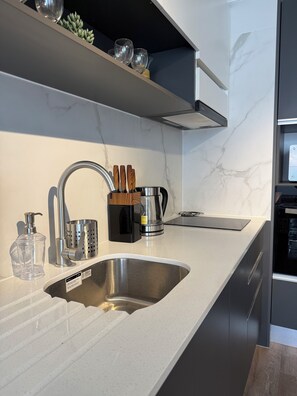 Private kitchen - 1D/1B Modern with Style - Living Room and Full Kitchen (Santiago)