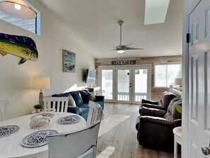 Smart TV, DVD player - Stay Salty | Pet Friendly Townhome, Central Location, Near Beach with Amenities (Panama City Beach)