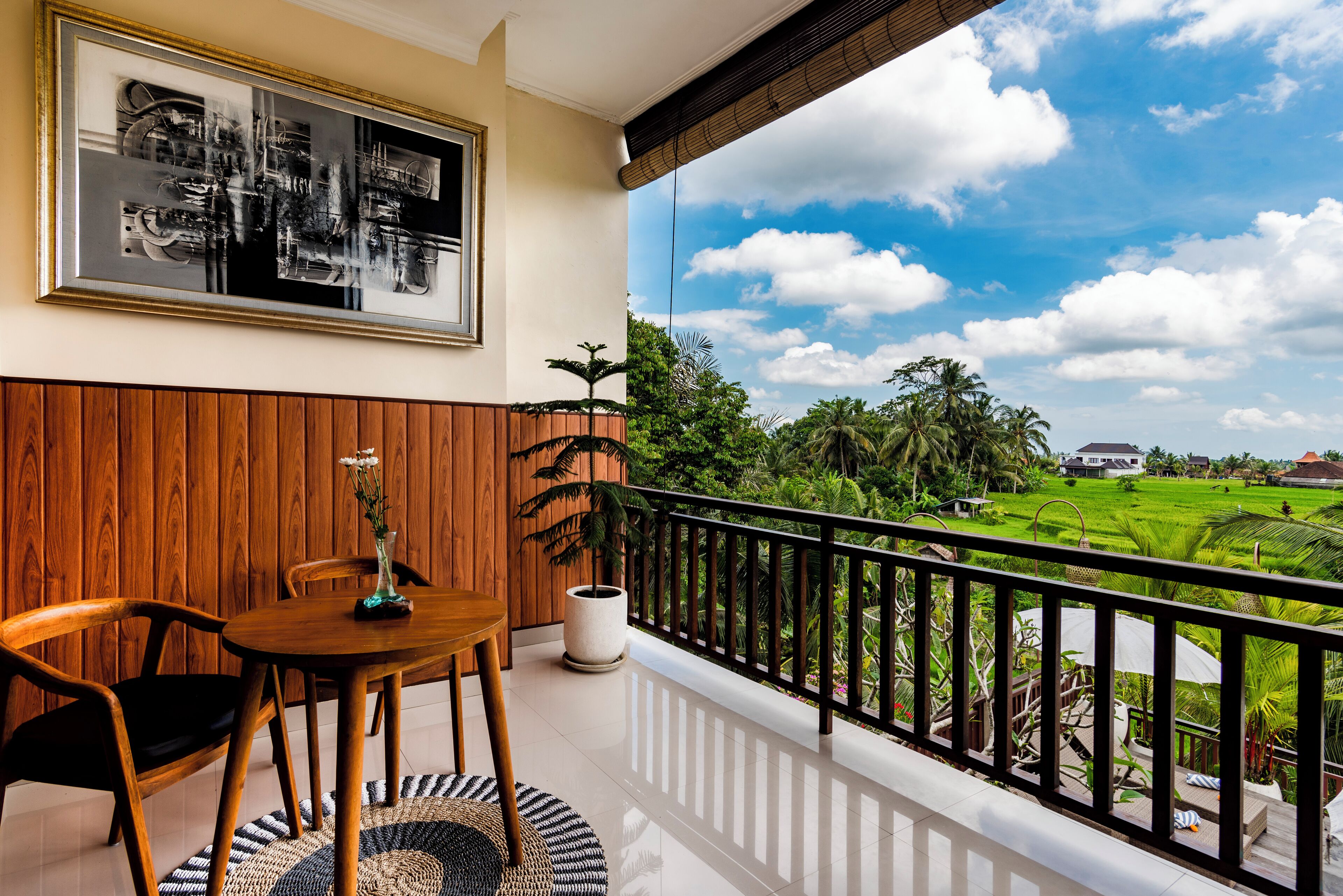 Deluxe Double Room, Garden View | Terrace/patio