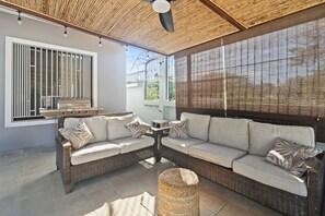 Terrace/patio - Hermosa Oasis | Updated Walkable Retreat w/Pool (Playa Hermosa)