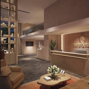 Sala de estar en el lobby