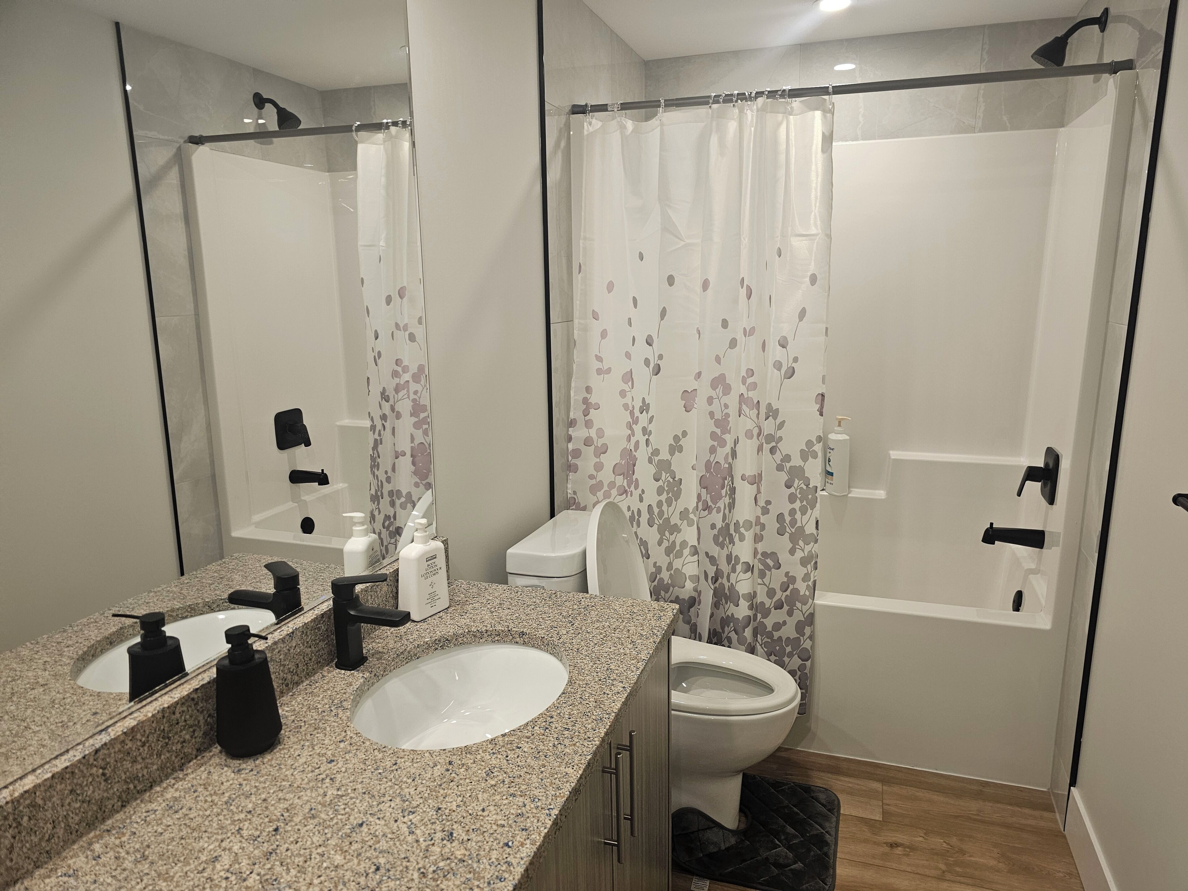 Towels, soap, toilet paper