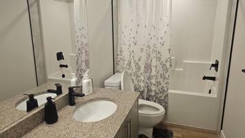 Towels, soap, toilet paper