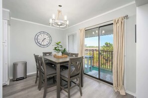 Dining - Admiral's Row 4th Floor | 2BR Oceanview Villa Steps from the Beach (Hilton Head Island)