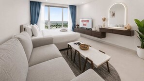 Interior - Free housekeeping visits during your stay - StayShort - Studio in Damac Hills Sleeps 2 with Balcony! (Damac Hills)