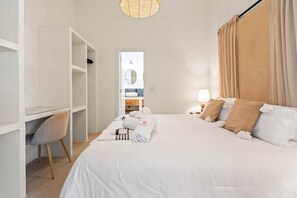 2 dormitorios, tabla de planchar con plancha, wifi y ropa de cama