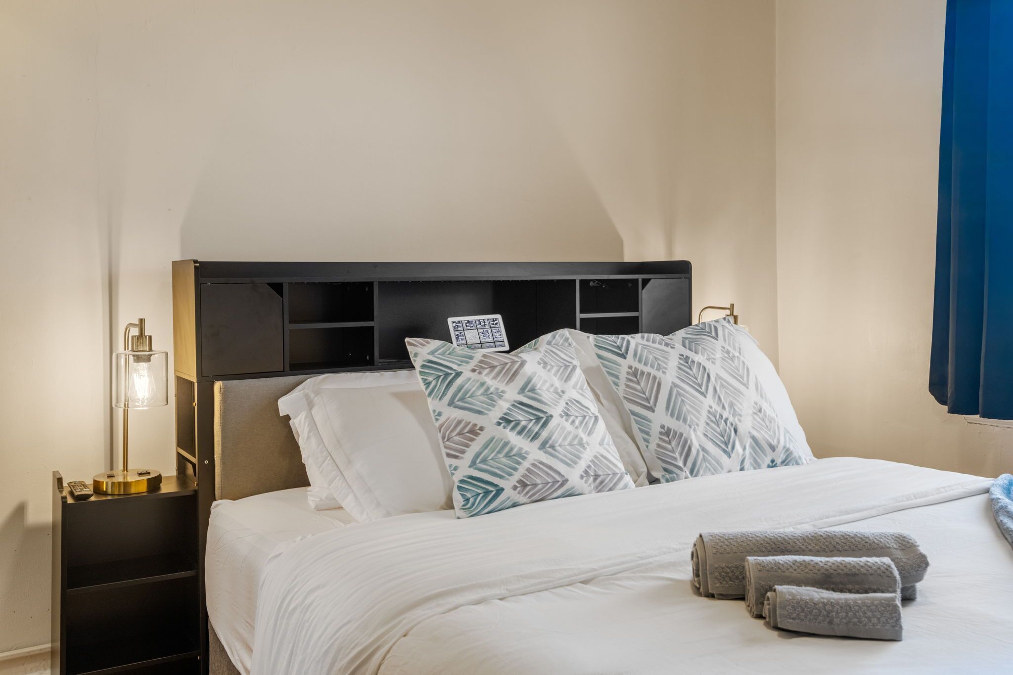 Wi-Fi de cortesia, roupa de cama