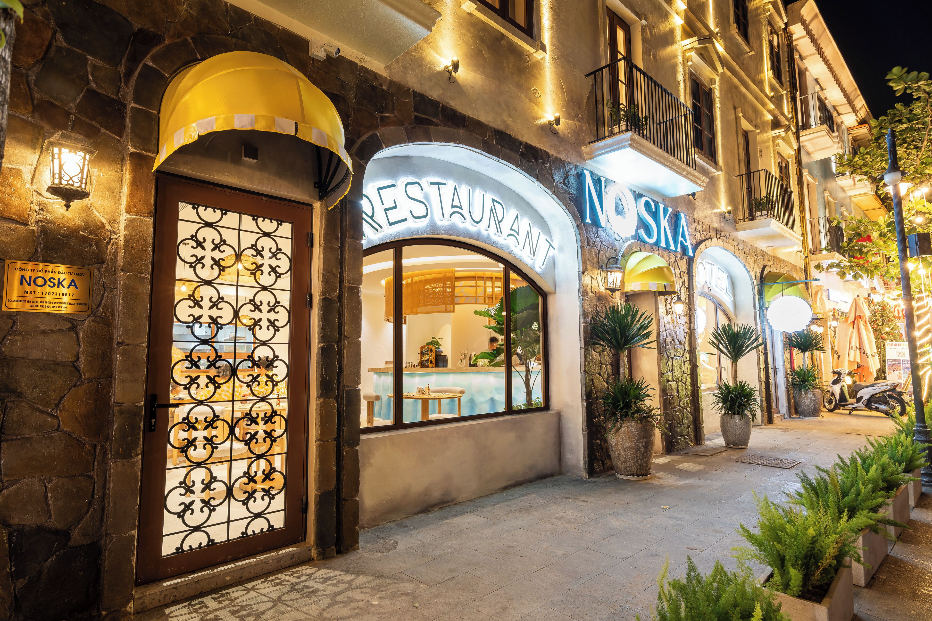 Fassade der Unterkunft