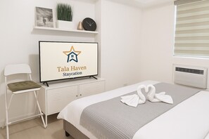 1 habitación, tabla de planchar con plancha, wifi y ropa de cama 