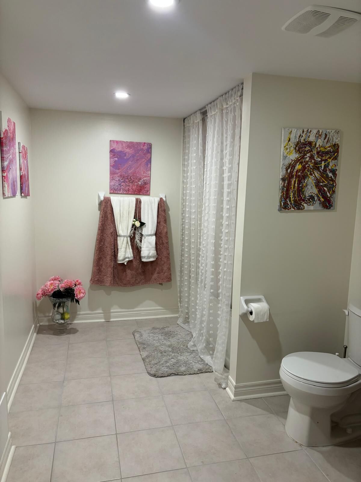 Towels, toilet paper