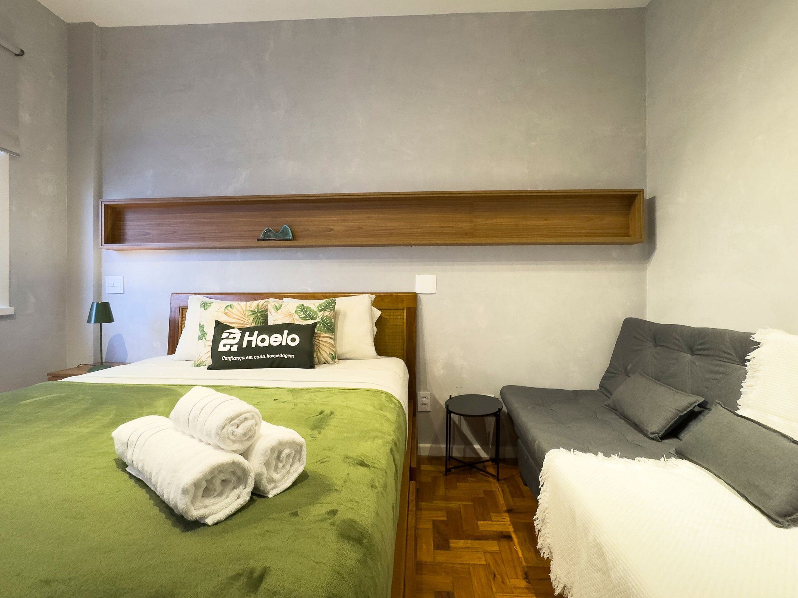 1 quarto, acesso à internet, roupa de cama